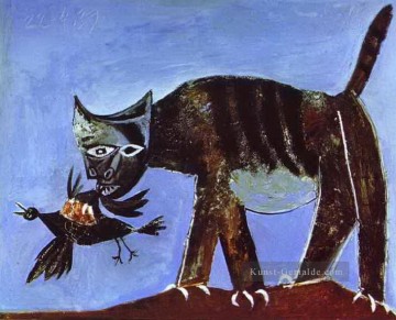  kubist - Verwundetvogel und Katze 1939 kubist Pablo Picasso